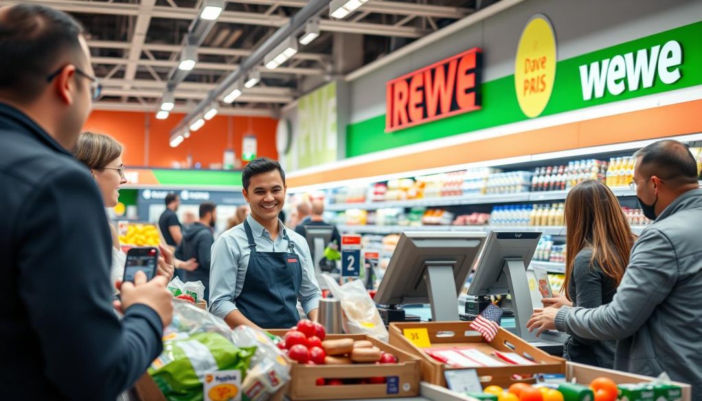 Kassierer bei REWE